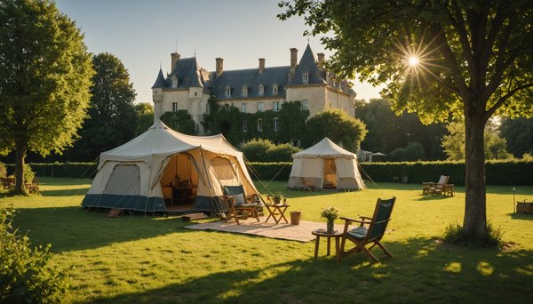 Camping les nobis d'anjou : point de depart pour visiter les chateaux